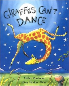 Giraffes can't dance book cover