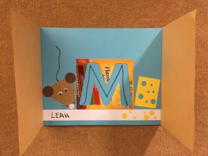 mouse letter M preschool story time craft