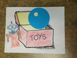 toy box toddler story time craft
