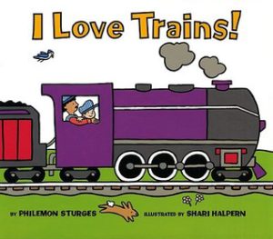 I Love Trains book cover