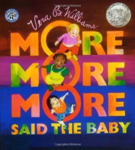 "More, More, More," Said the Baby book cover