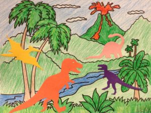 dinosaur preschool story time craft